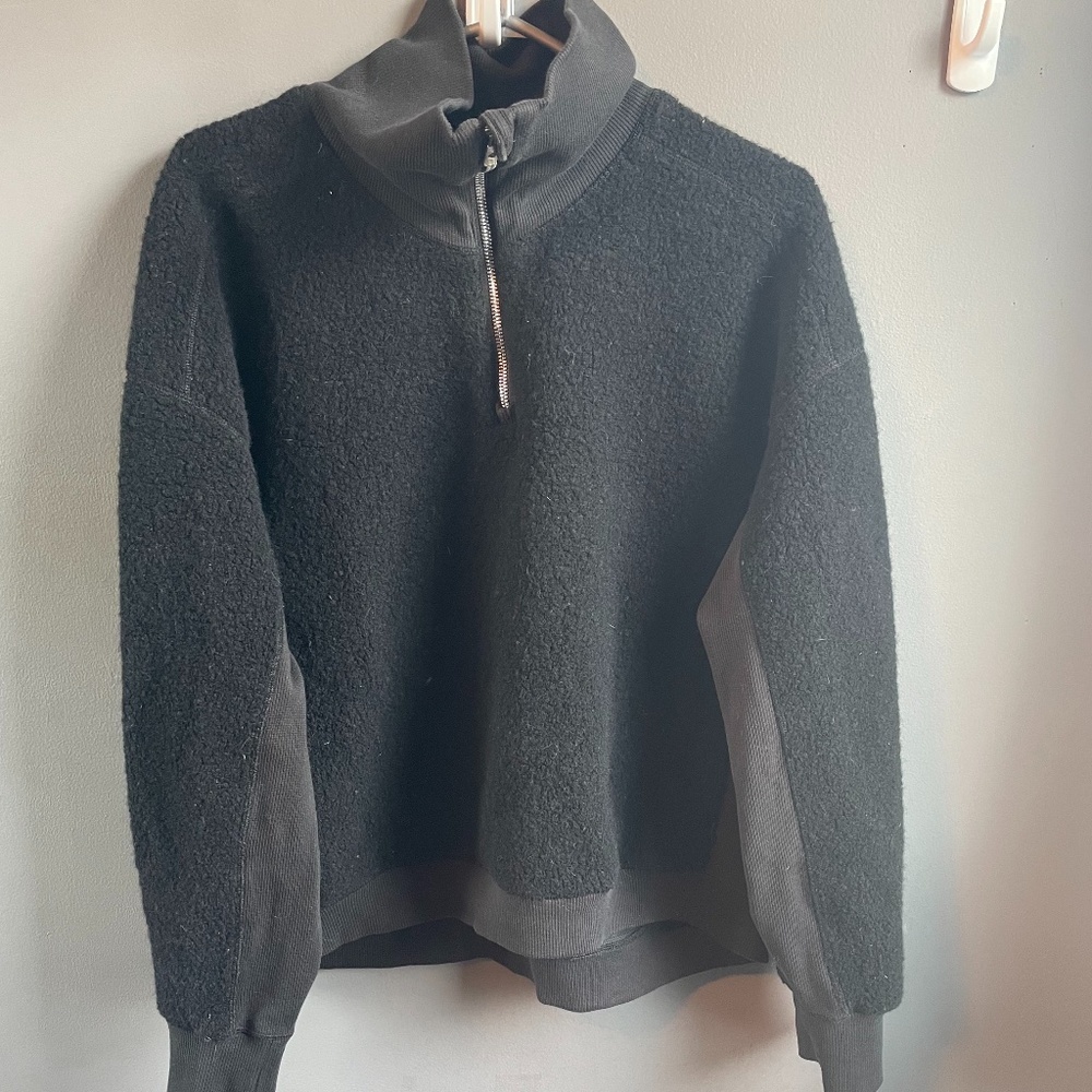 lululemon athletica Black Cowl Neck Sweater